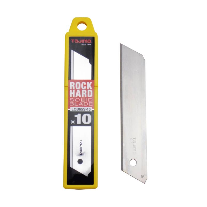 Ultra-sharp Tajima LCB65 solid blades in a moisture-resistant case, perfect for heavy-duty cutting and scraping tasks.