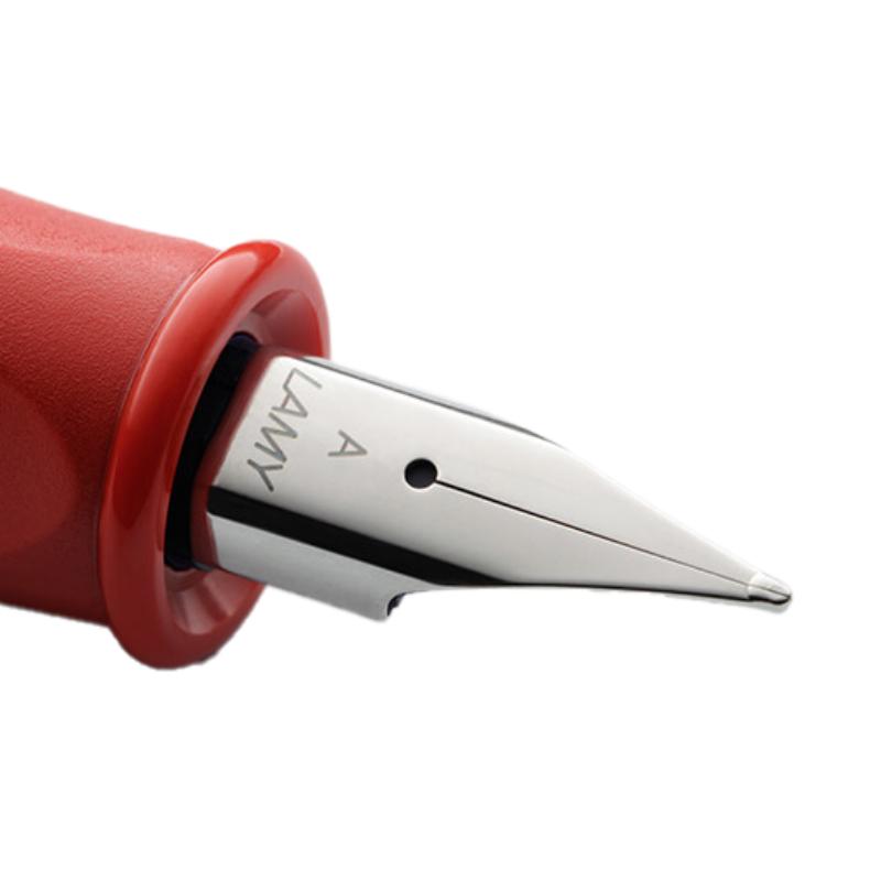 Lamy Nib ABC Steel: a durable stainless steel nib for beginners, featuring a smooth spherical tip for easy writing.