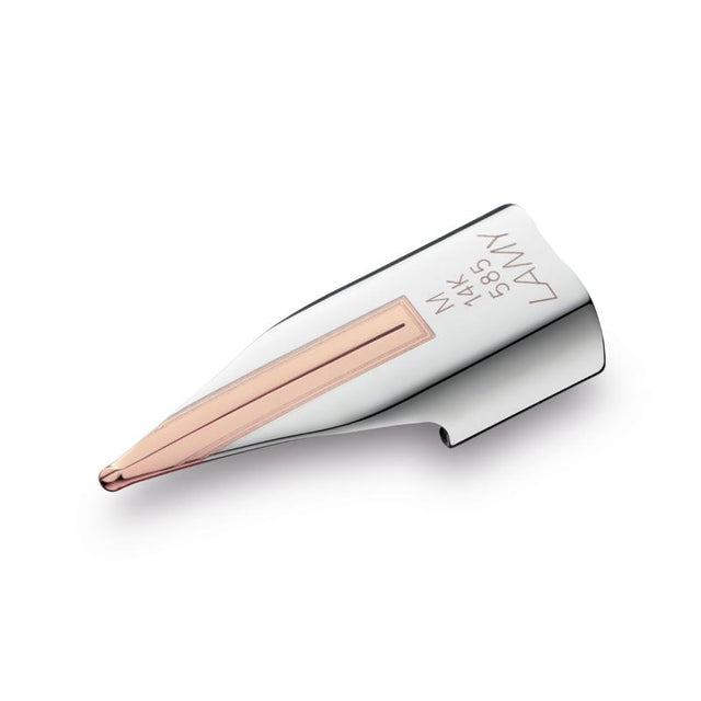 Lamy Z58 nib in bi-colour rose gold with platinum plating, Extra Fine tip for precise writing and elegant style.