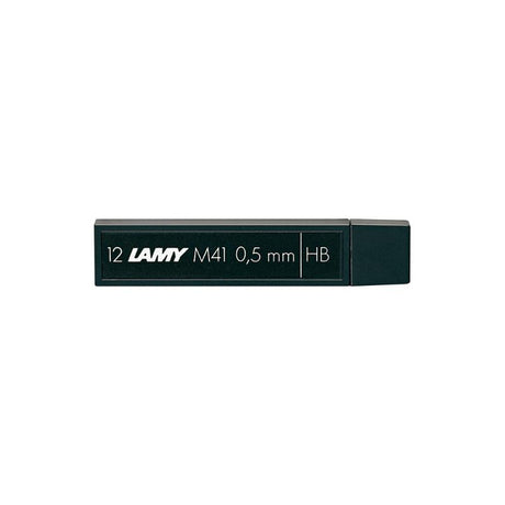 Lamy M41 0.5mm HB pencil leads, 12-pack, designed for smooth, precise writing in Lamy mechanical pencils.