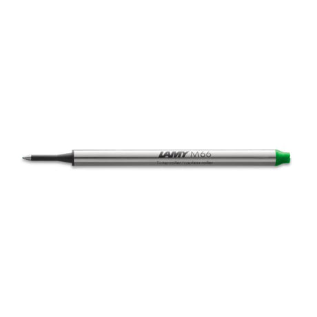 Lamy M66 medium green rollerball refill for smooth writing, ideal for Swift, Tipo, and Dialog 2 pens.