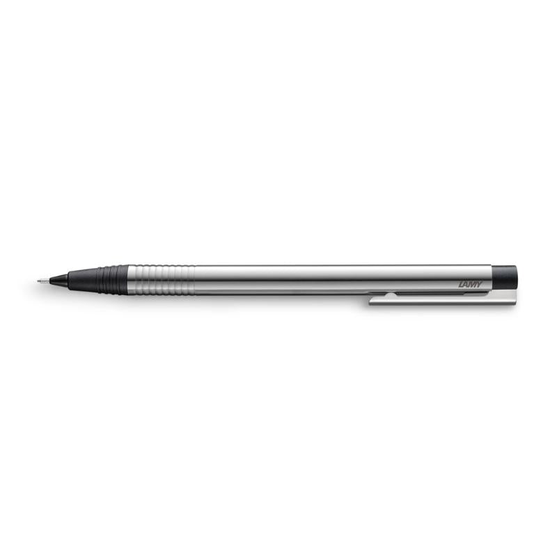 Elegant stainless steel mechanical pencil with 0.5mm lead, designed for precision and style by Wolfgang Fabian.