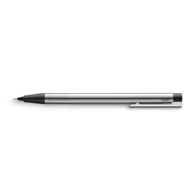 Elegant stainless steel mechanical pencil with 0.5mm lead, designed for precision and style by Wolfgang Fabian.