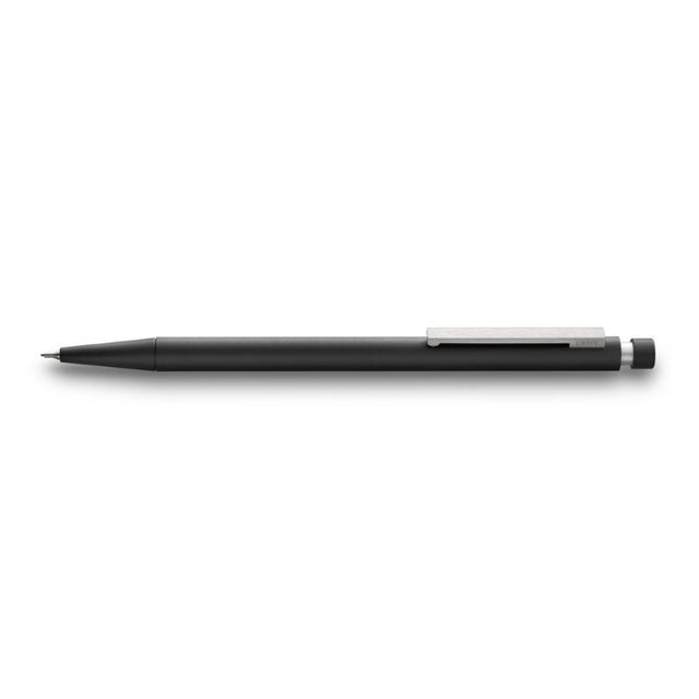 Lamy CP1 Mechanical Pencil in Matte Black, featuring 0.7mm lead, sleek design, and stainless steel clip for convenience.