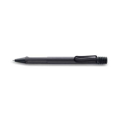 Lamy Safari Ballpen Charcoal: sleek matte design, ergonomic grip, and vivid black ink for comfortable, smooth writing.