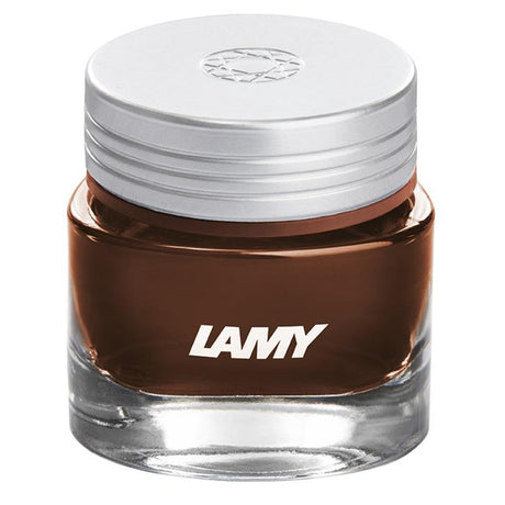 Lamy Ink T53 500 in Topaz Brown, a 30ml fountain pen ink offering rich color and smooth writing for elegant expressions.