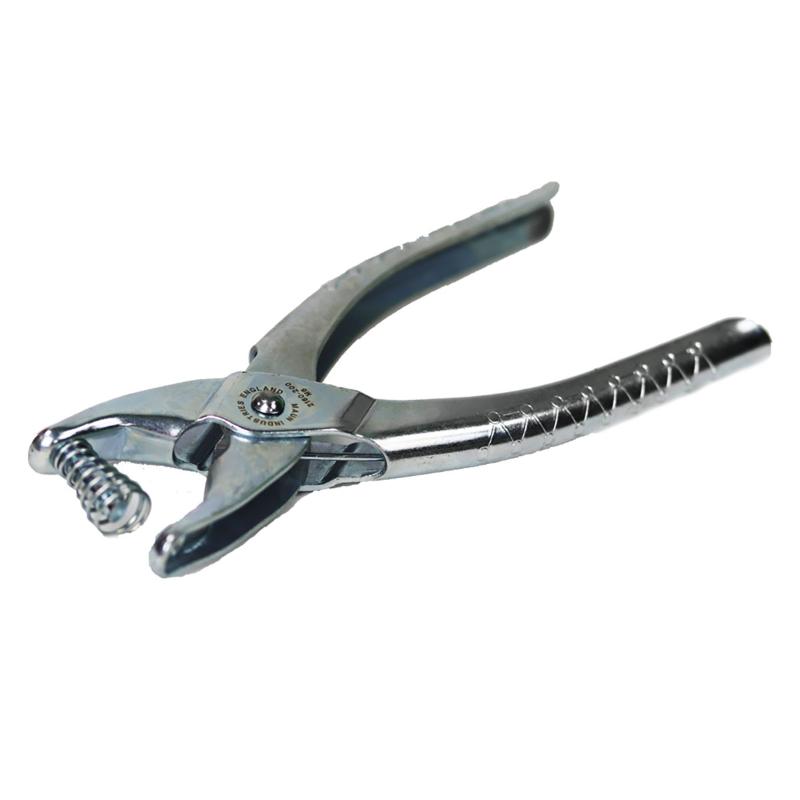 Maun Plier Punch for 6mm holes, designed for precise, clean cuts, handles up to 25 sheets effortlessly, with ergonomic grip.