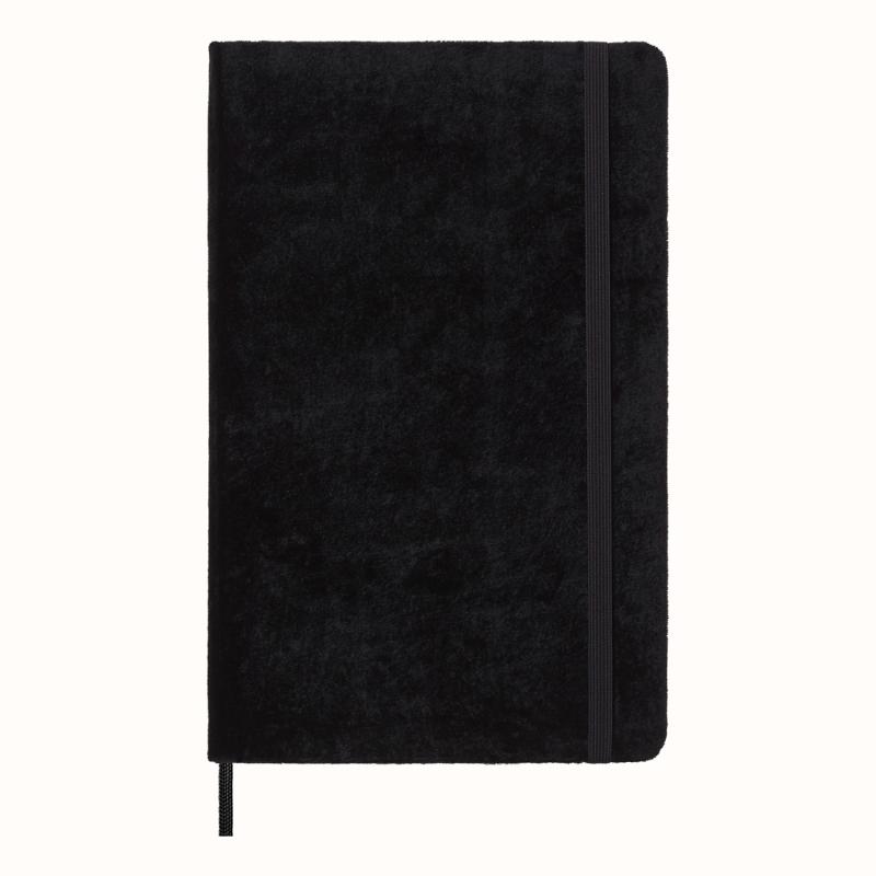 Moleskine Limited Collection Notebook Velvet Black Large Ruled