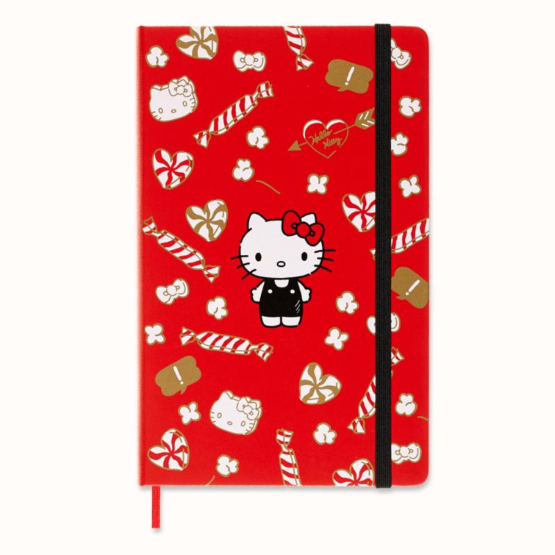 Moleskine Limited Edition Notebook Hello Kitty Large Ruled Red