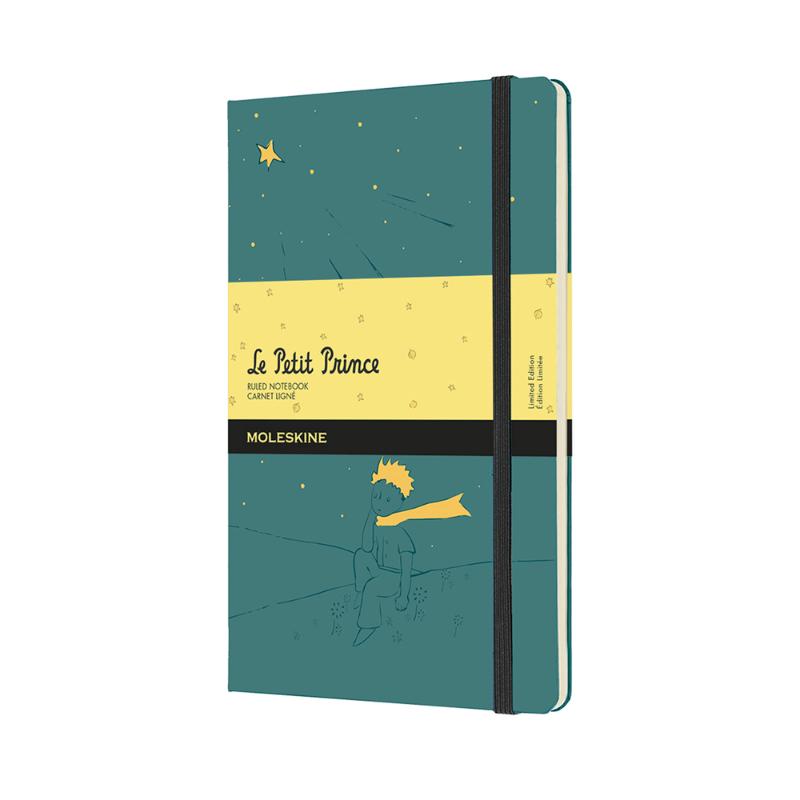 Moleskine Limited Edition Notebook Petit Prince Large Ruled Seaweed Green