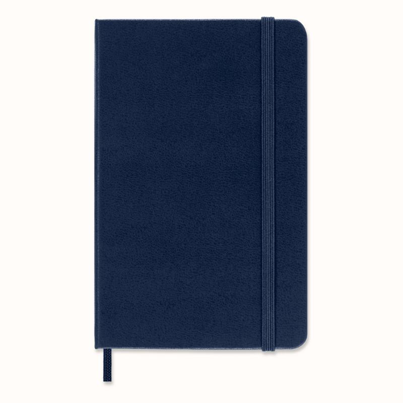 Moleskine Notebook Pocket Sapphire Blue Hard Cover Ruled