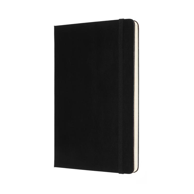 Moleskine Notebook Black Large Ruled + Plain Hard Cover