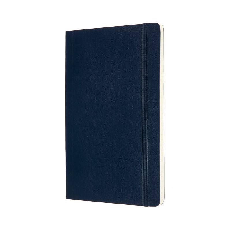 Moleskine Notebook Sapphire Large Ruled + Plain Soft Cover