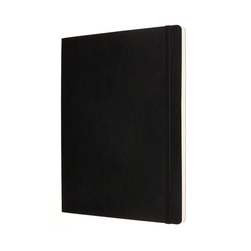 Moleskine Notebook Black XL Extra Ruled +Plain Soft Cover