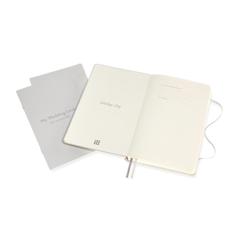 Moleskine Passion Journal for Weddings, featuring elegant design and 400 pages for planning and keepsakes.