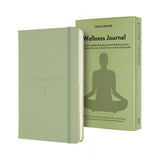 Moleskine Passion Journal - Wellness with elegant cover, 400 pages for tracking wellness and personal growth, featuring tabs and stickers.