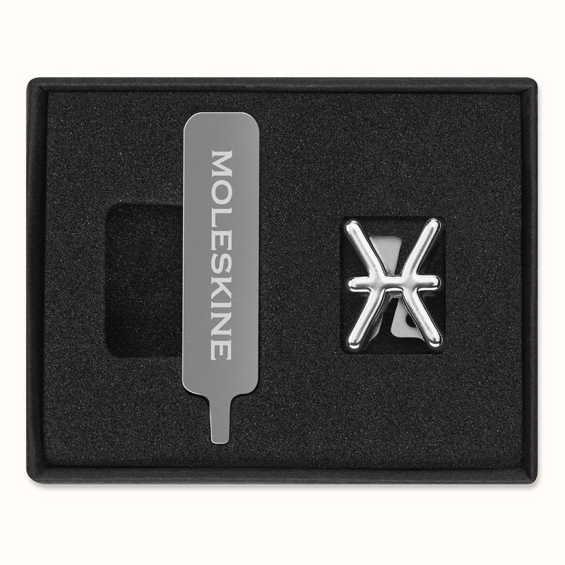 Moleskine Pins Pisces Silver