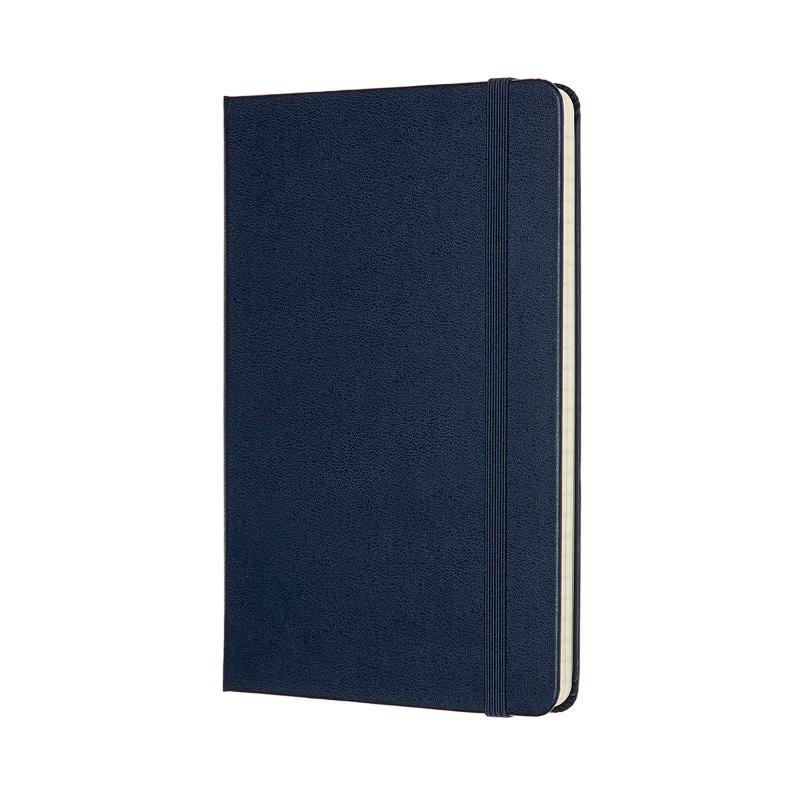 Moleskine Notebook Medium Sapphire Blue Hard Cover Ruled
