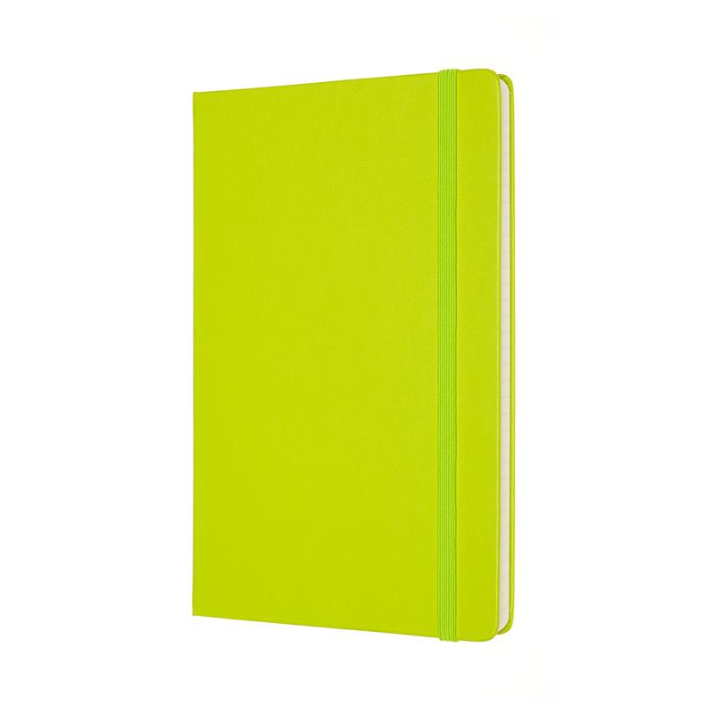 Moleskine Notebook Large Ruled Lemon Green Hard