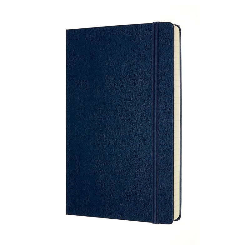 Moleskine Notebook Large Expanded Ruled Sapphire Blue Hard
