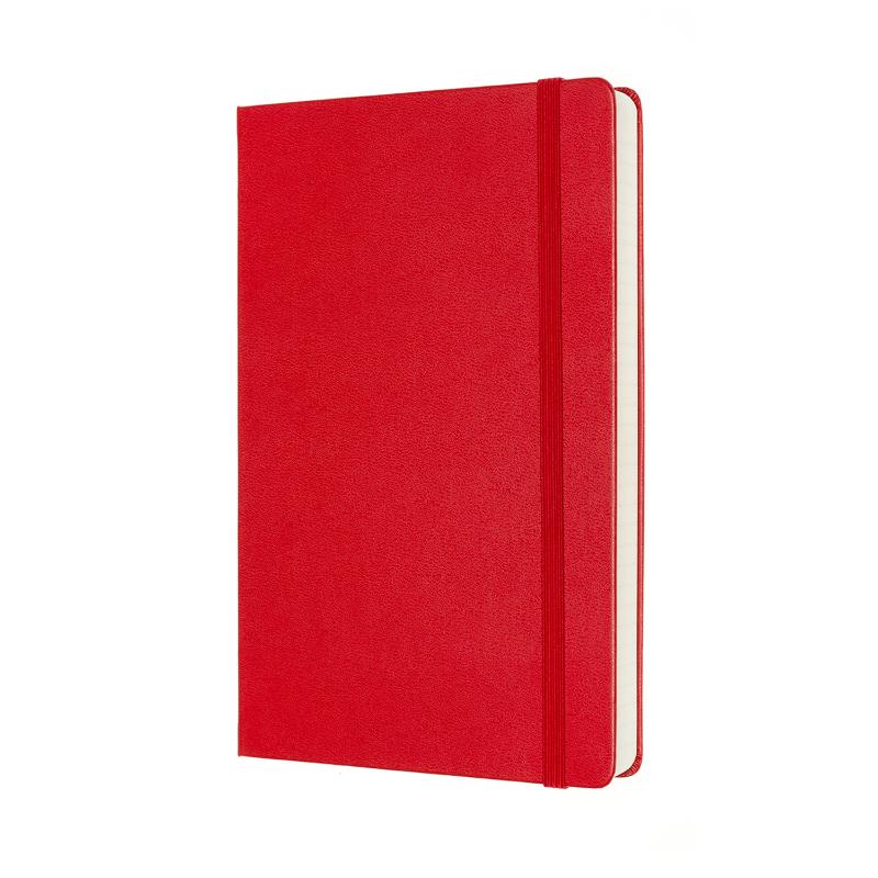 Moleskine Notebook Large Expanded Ruled Scarlet Red Hard