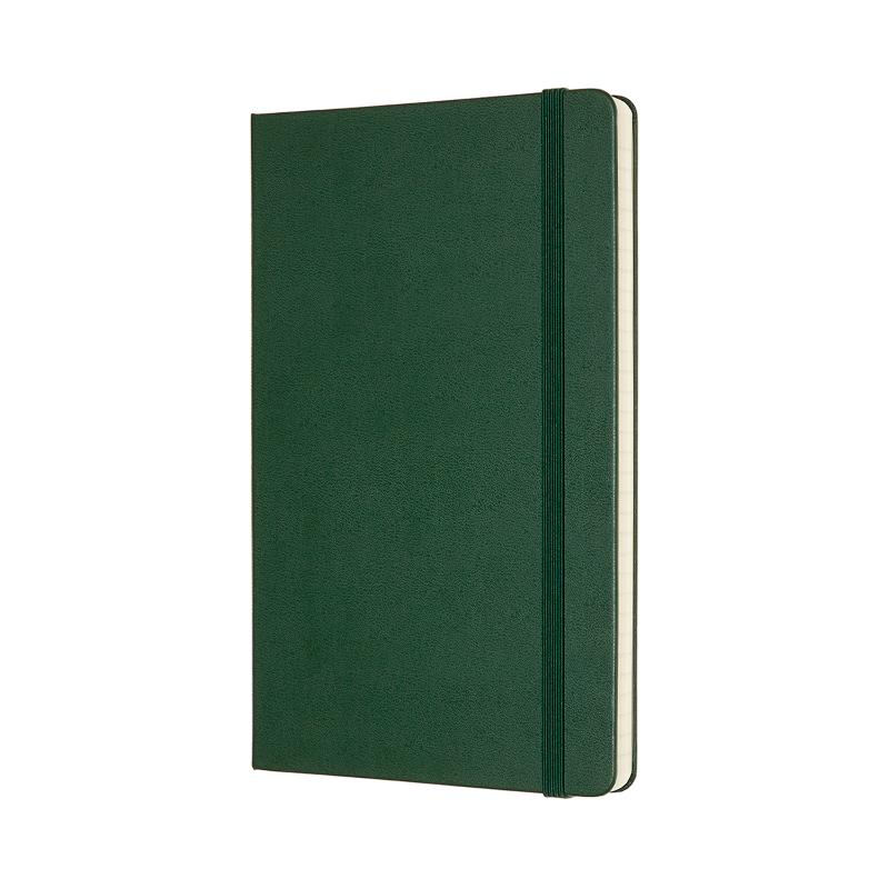 Moleskine Notebook Large Ruled Myrtle Green Hard