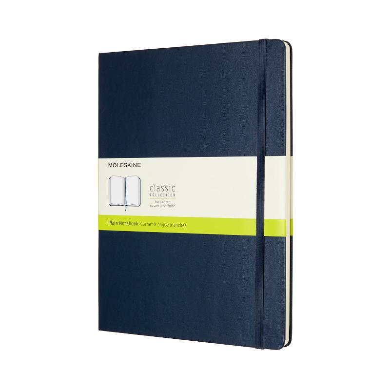 Moleskine Notebook XL Plain Sapphire Blue Hard