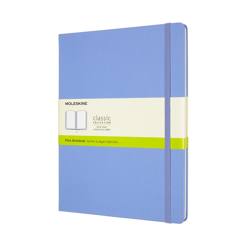 Moleskine Notebook XL Plain Hydrangea Blue Hard