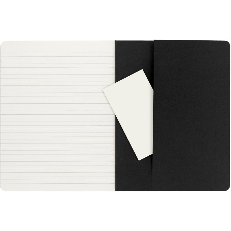 Moleskine Cahier Journals XL Black Ruled Pack 3
