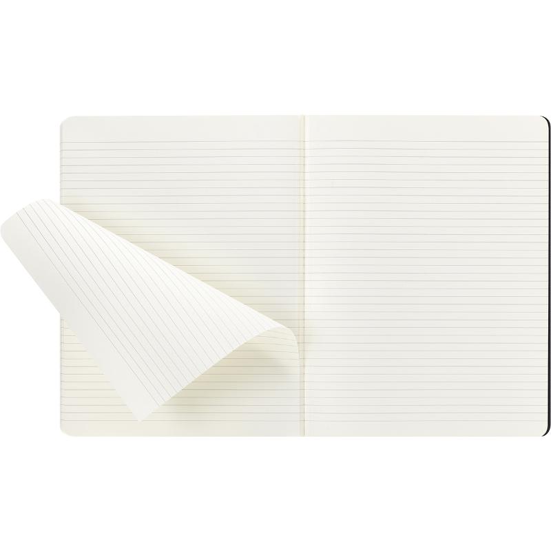 Moleskine Cahier Journals XL pack of 3, featuring customizable covers, ruled ivory paper, and detachable pages for creativity.