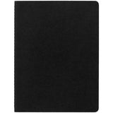 Moleskine Cahier Journal XL in plain black, pack of 3, featuring customizable covers and 16 detachable pages for versatile note-taking.