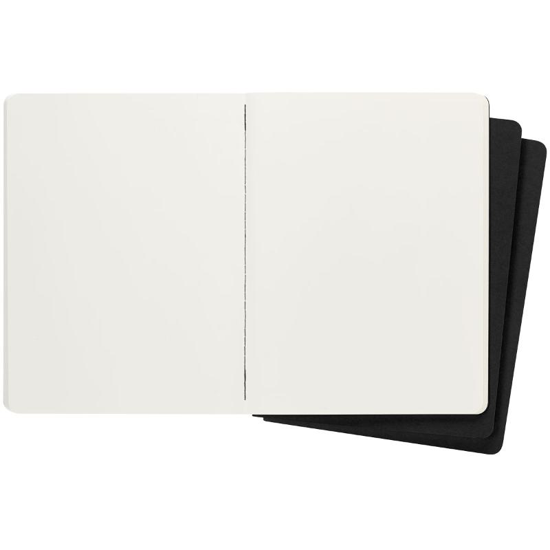 Moleskine Cahier Journal XL Plain Black Pack 3