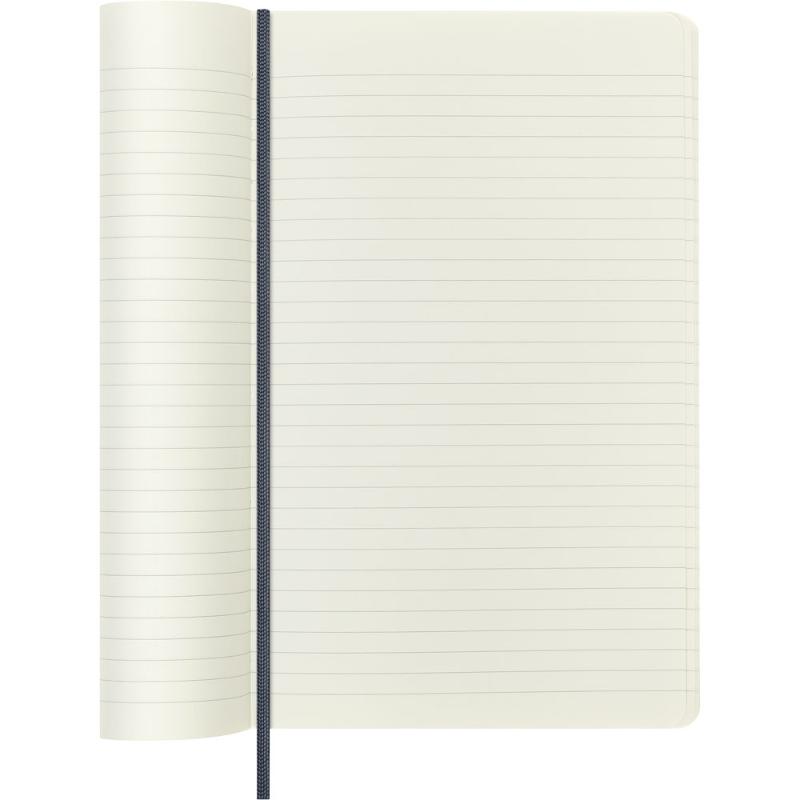 Moleskine LE Vegea Notebook with vegan cover made from organic waste, featuring ruled pages and elegant gift box.