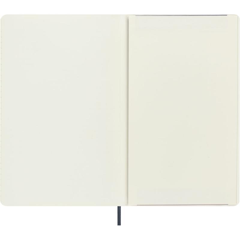 Moleskine LE Vegea Notebook with vegan cover, expandable pocket, elastic closure, and ivory paper in a stylish gift box.