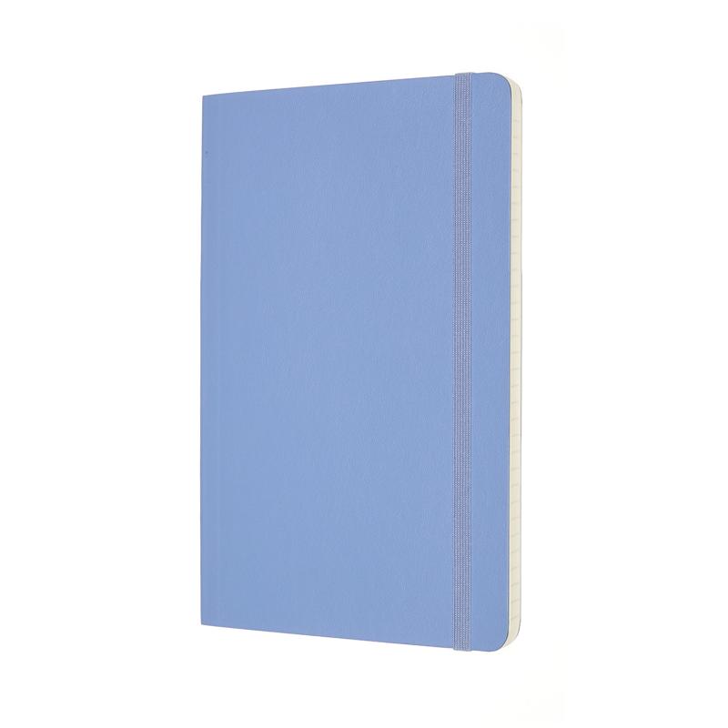 Moleskine Notebook Large Ruled Hydrangea Blue Soft