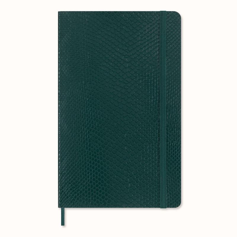 Moleskine LE Vegea Notebook Boa Green Large Ruled Soft Cover w/Gift Box