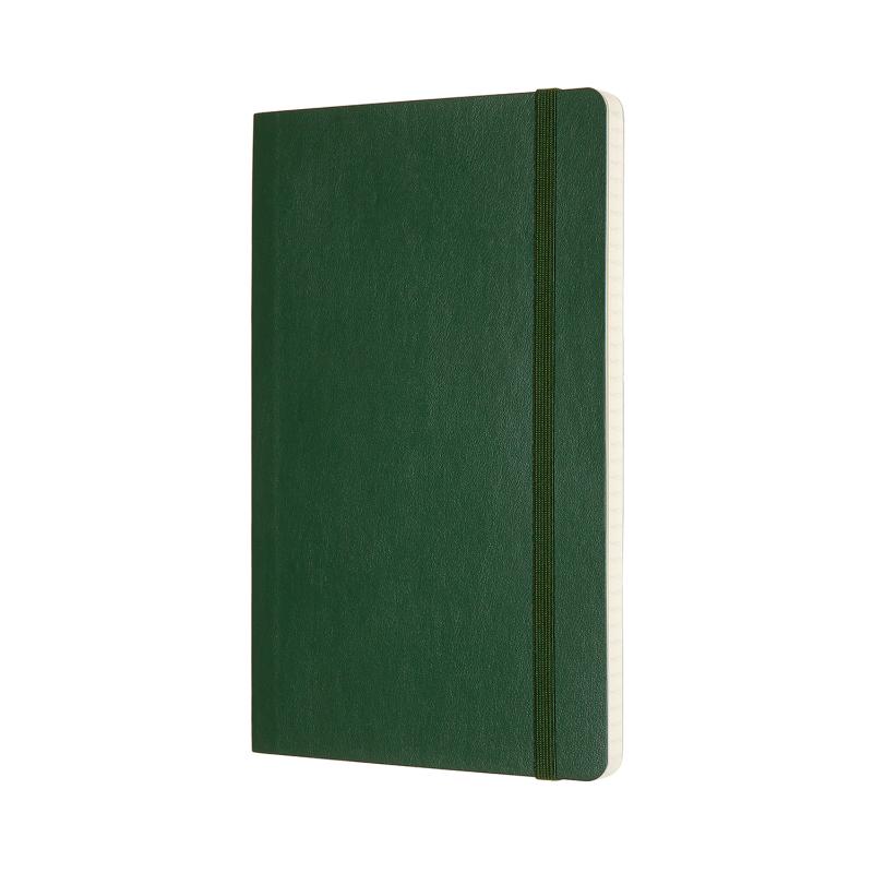 Moleskine Notebook Large Myrtle Green Soft Cover Square