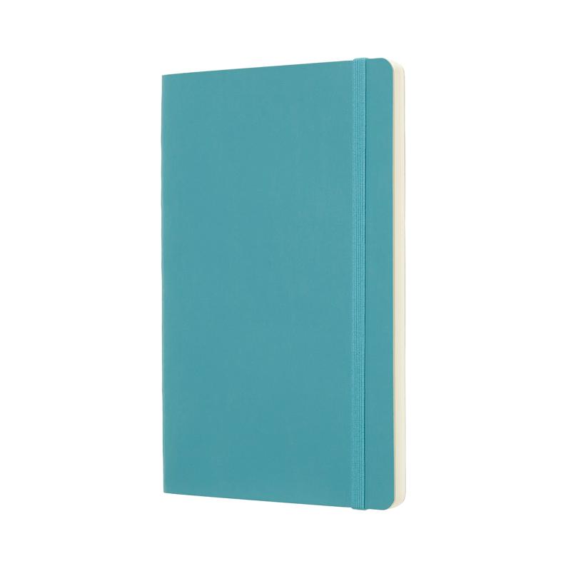 Moleskine Notebook Large Plain Reef Blue Soft