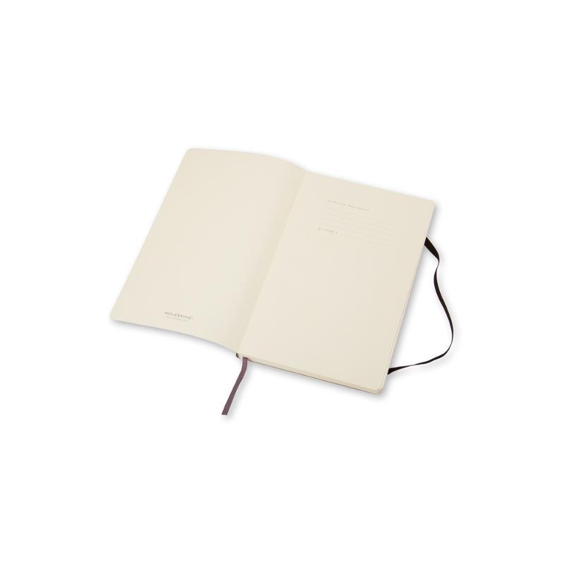 Moleskine Notebook Large Plain Black Soft