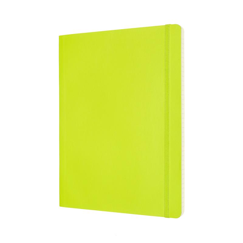 Moleskine Notebook XL Ruled Lemon Green Soft