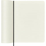 Moleskine LE Vegea Notebook in Boa Black, eco-friendly, softcover with python texture, ruled pages, and elegant gift box.