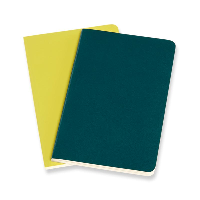 Moleskine Volant Journal Pocket Ruled Green/Lemon