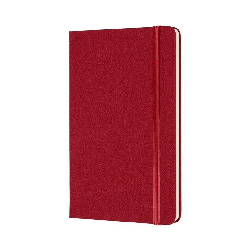 Moleskine Two-Go Notebook Medium Ruled/Plain Cranberry Red