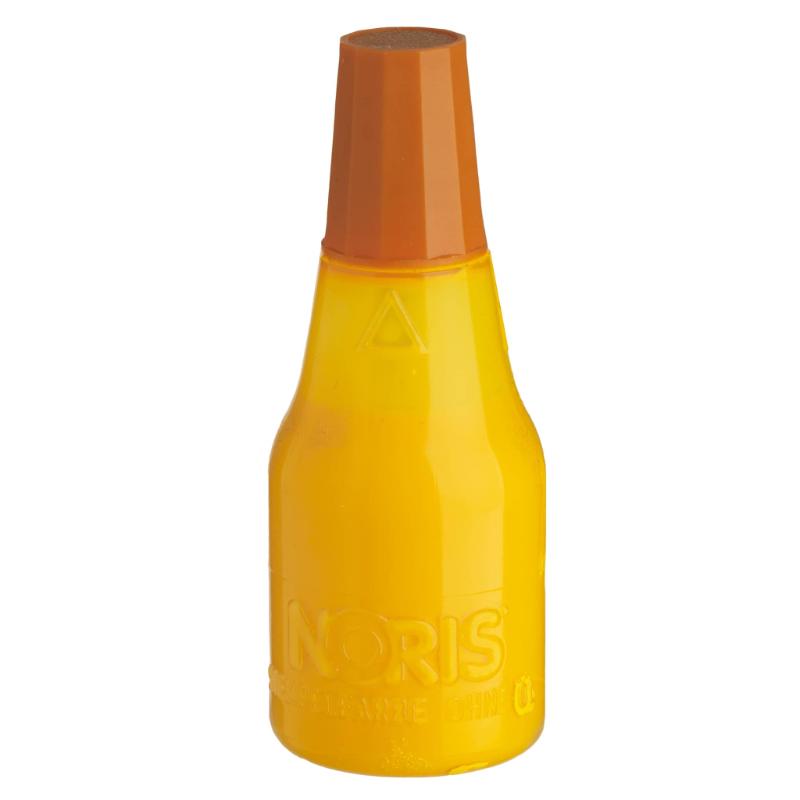 Noris #117 UV Ink 25ml in vibrant Neon Light Orange, ideal for stamping and crafting, quick-drying and water-based.