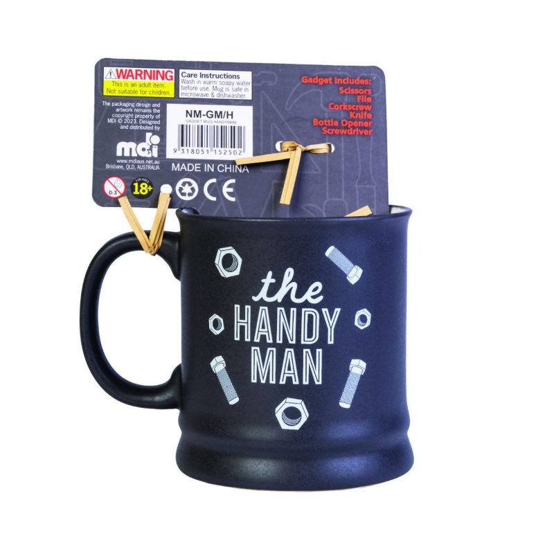 Handyman Gadget Mug with Multi-tool (17cm)