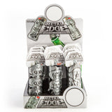 Assorted metal lighter cases with bottle opener feature, stylish and compact for outdoor and social use, set of 12.