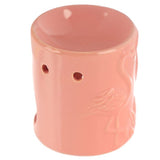 Ceramic oil burners with pink flamingo designs, perfect for aroma diffusion and stylish home decor (set of 2 assorted).