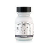 White Polar Bear 50ml ink from Octopus Fluids, perfect for smudge-proof and waterproof writing and drawing.