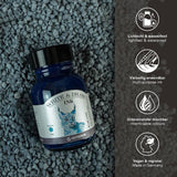 Vibrant 50ml Blue Lynx ink, smudge-proof and waterproof, ideal for artists using fountain pens or brushes.