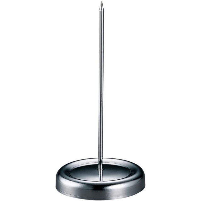 Sturdy Acme Paper Spike File with chrome plating, 130mm spike for efficient document organization and clutter-free workspace.